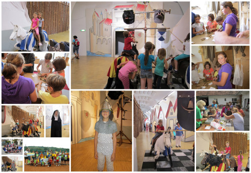 Kindersommer Bilder als Collage