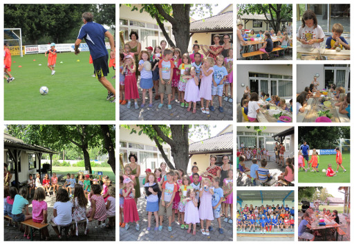 Kindersommer Bilder als Collage