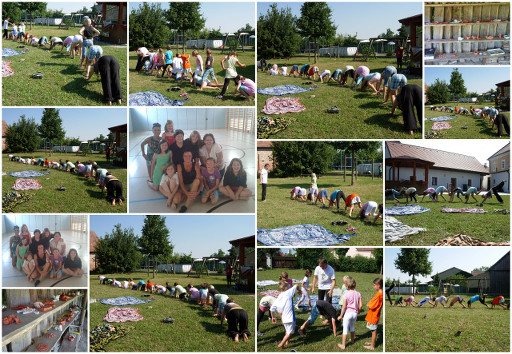 Kindersommer Bilder als Collage